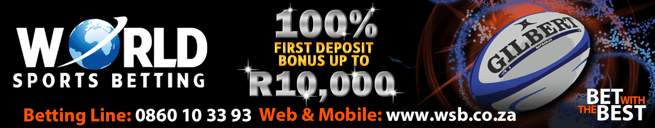 100% Welcome Bonus Up to R10,000